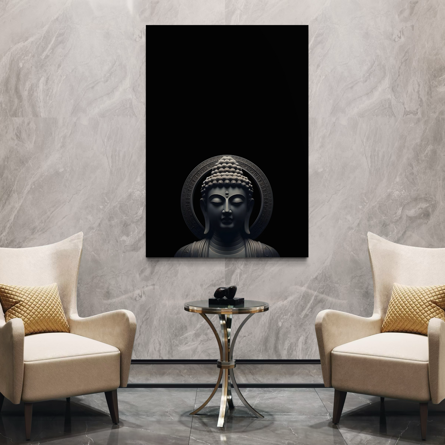 Cuadro decorativo canvas Buda 018