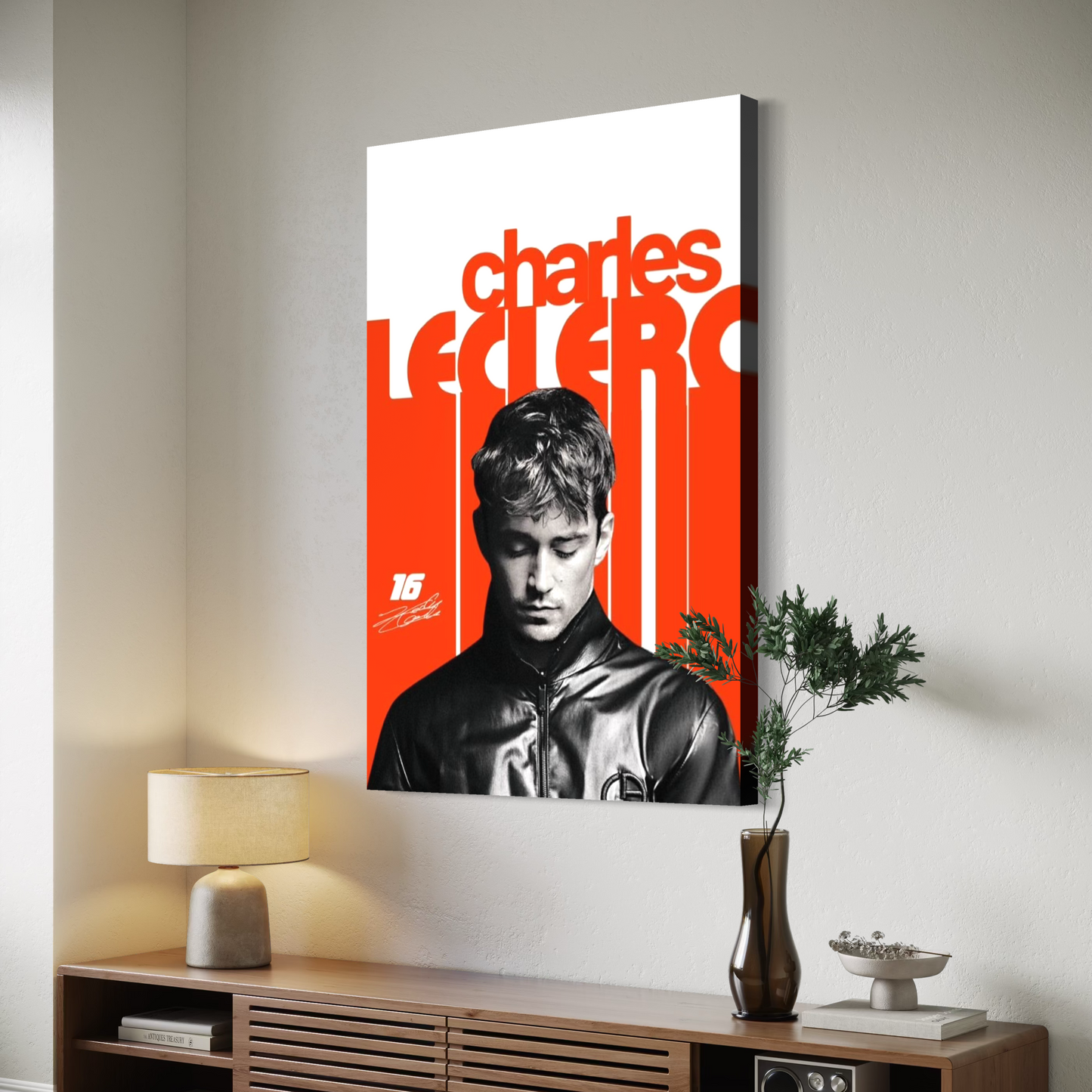 Cuadro decorativo canvas Charles Leclerc 003