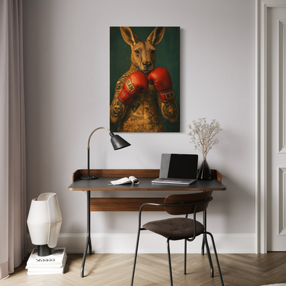 Cuadro decorativo canvas Canguro 001