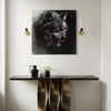 Cuadro decorativo canvas Lobo 006