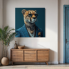 Cuadro decorativo canvas Leopardo 002