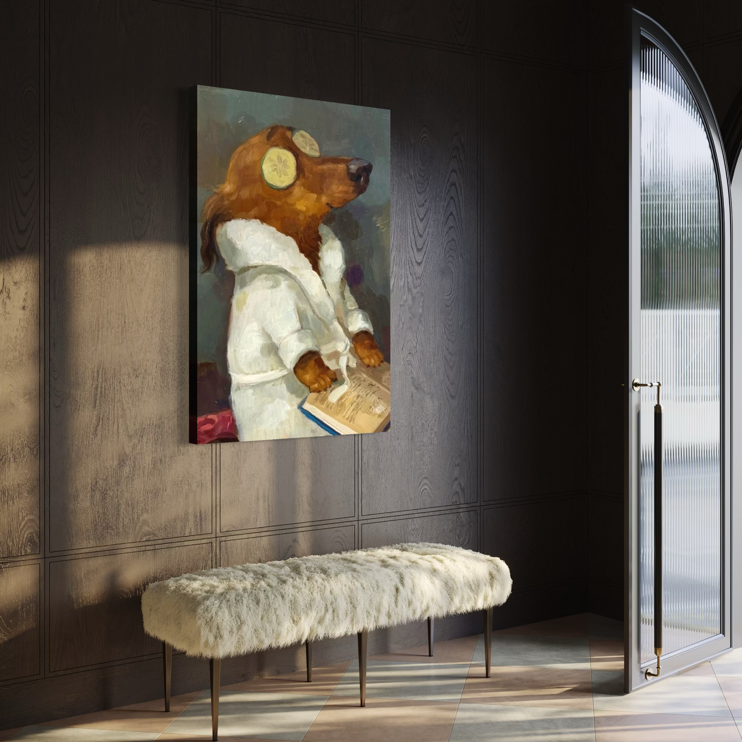 Cuadro decorativo canvas Perro 003