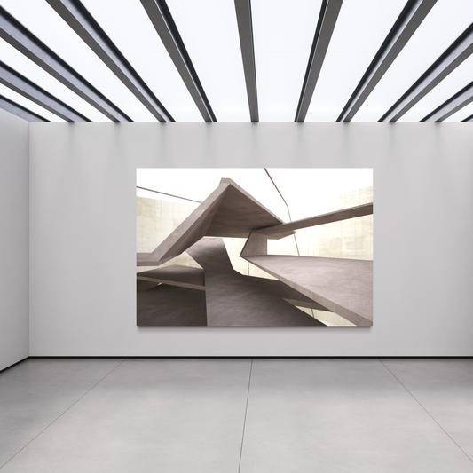 Cuadro decorativo canvas Arquitectura brutalista 004