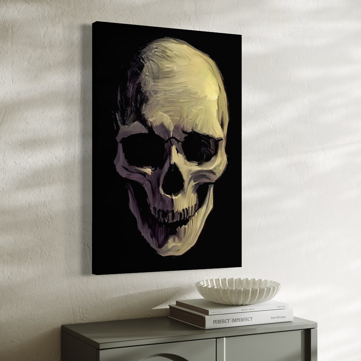 Cuadro decorativo canvas Craneo 006