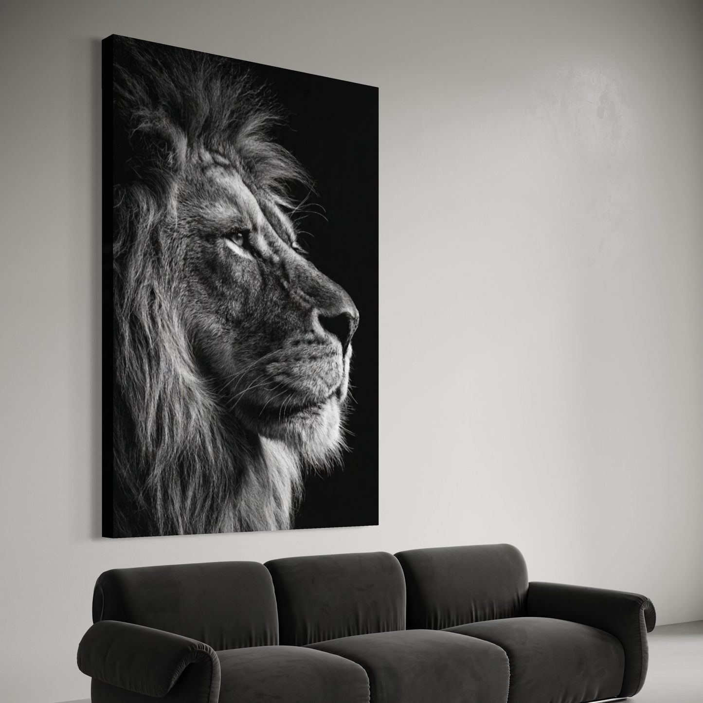 Cuadro decorativo canvas León 024