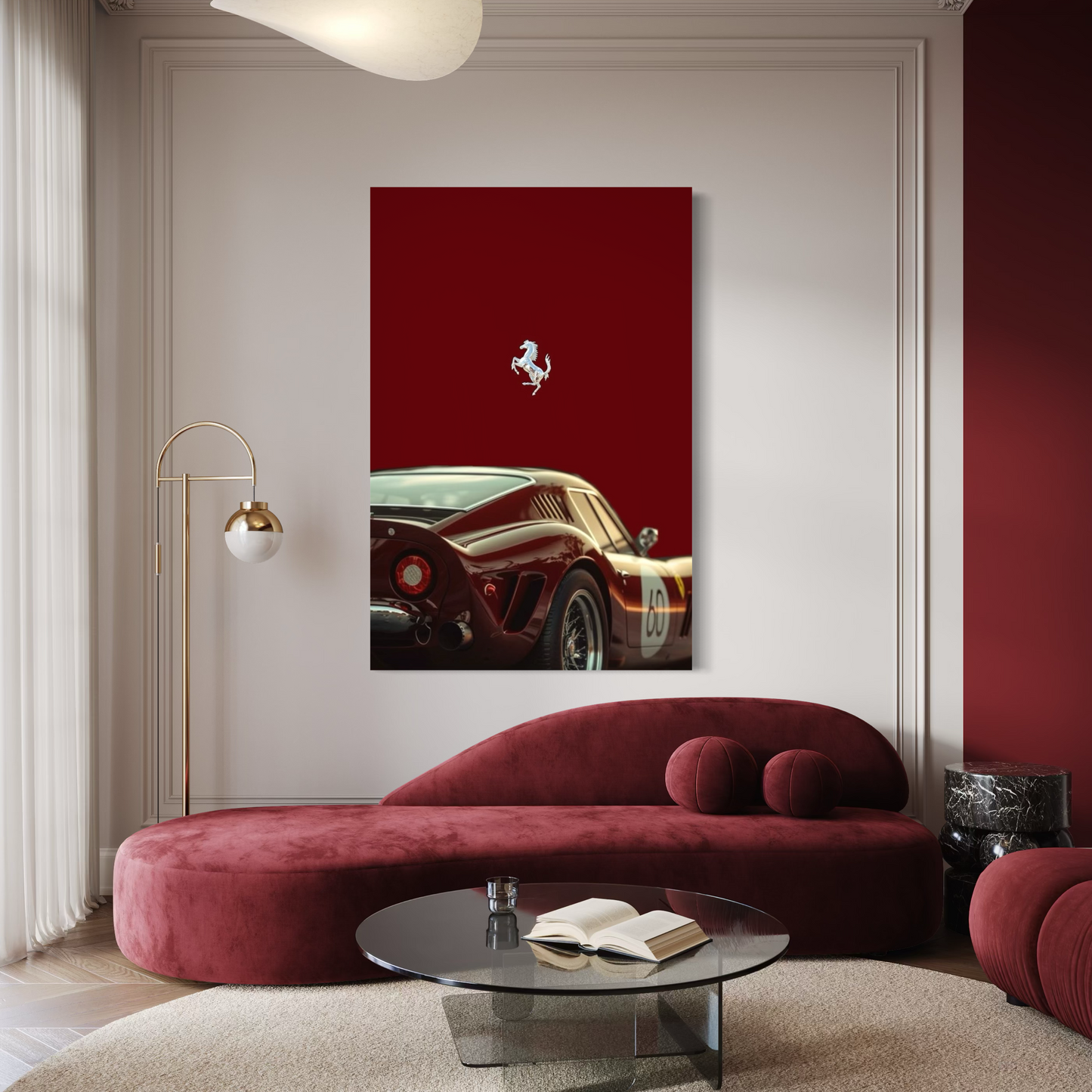 Cuadro decorativo canvas Ferrari 011
