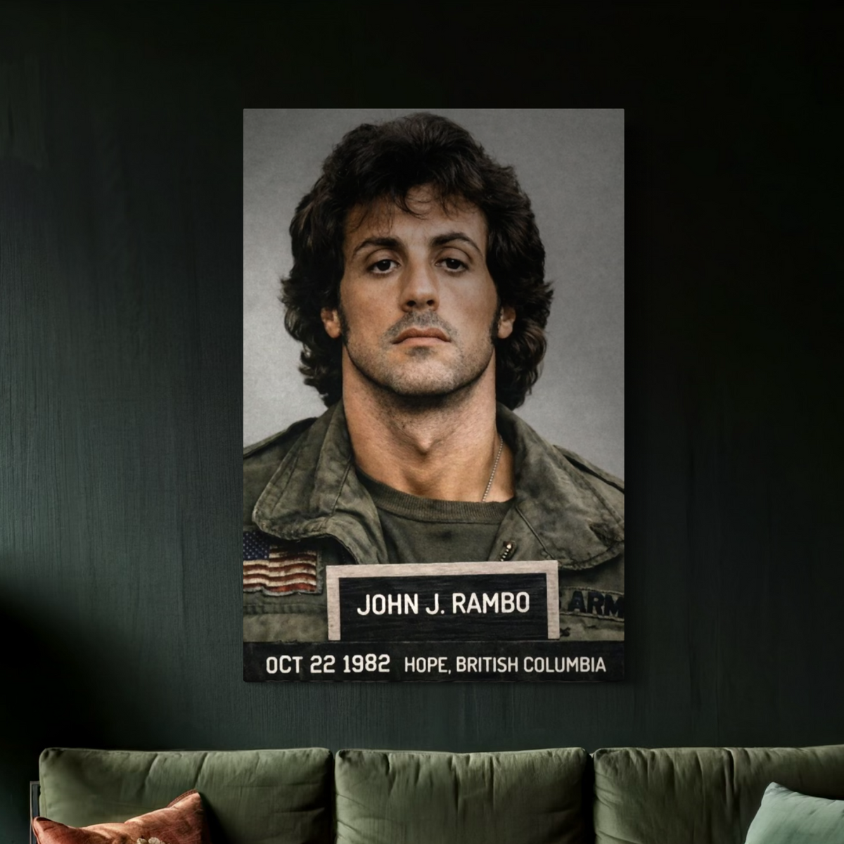 Cuadro decorativo canvas Rambo