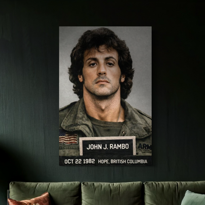 Cuadro decorativo canvas Rambo