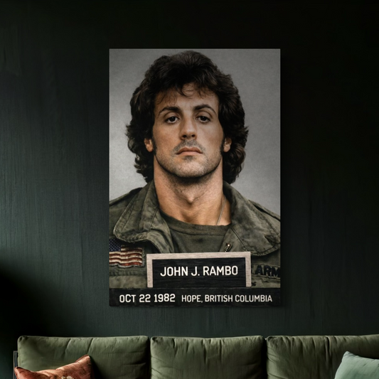 Cuadro decorativo canvas Rambo