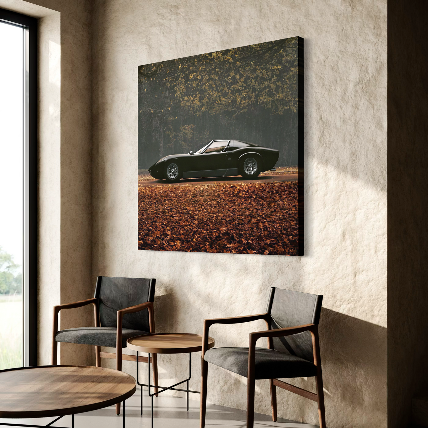 Cuadro decorativo canvas Lamborghini Miura 002