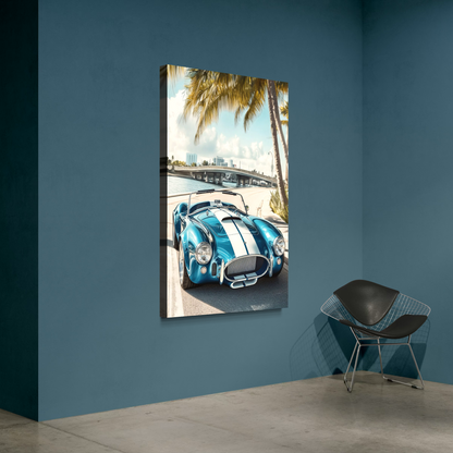 Cuadro decorativo canvas Shelby Cobra 008