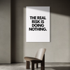Cuadro decorativo canvas The real risk