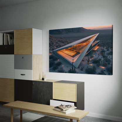 Cuadro decorativo canvas Arquitectura conceptual 002