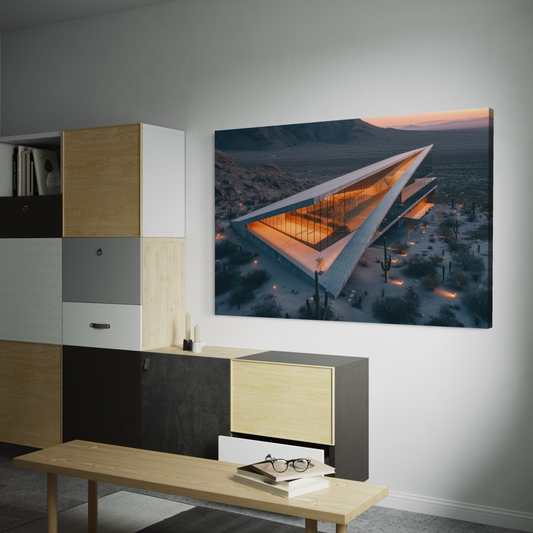 Cuadro decorativo canvas Arquitectura conceptual 002