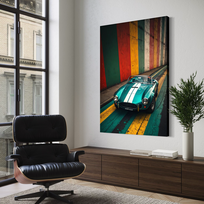 Cuadro decorativo canvas Shelby Cobra 007