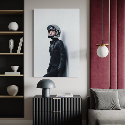 Cuadro decorativo canvas Retro Rider 002