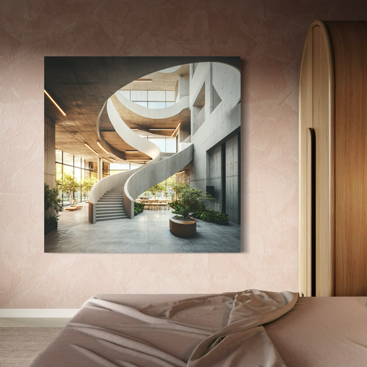 Cuadro decorativo canvas Arquitectura brutalista 006