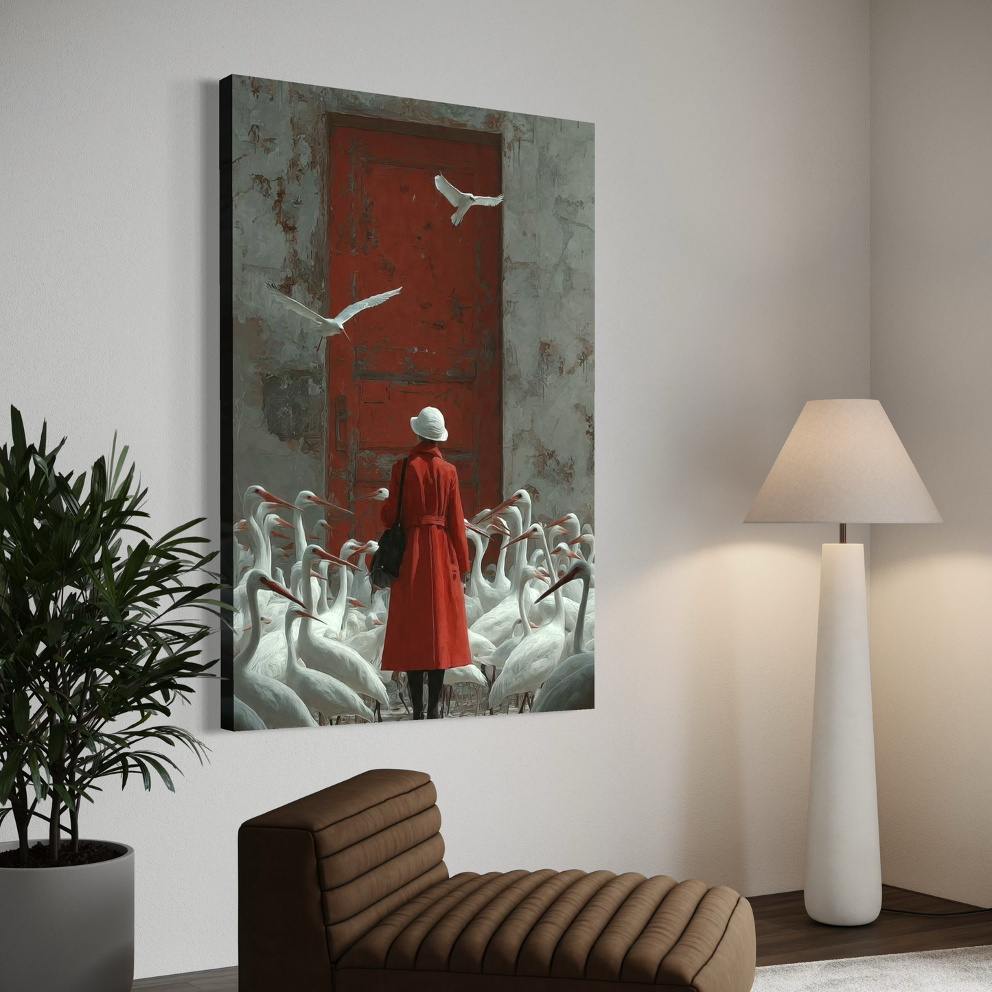 Cuadro decorativo canvas La puerta roja
