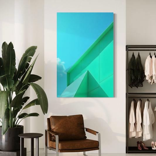 Cuadro decorativo canvas Arquitectura minimalista 003