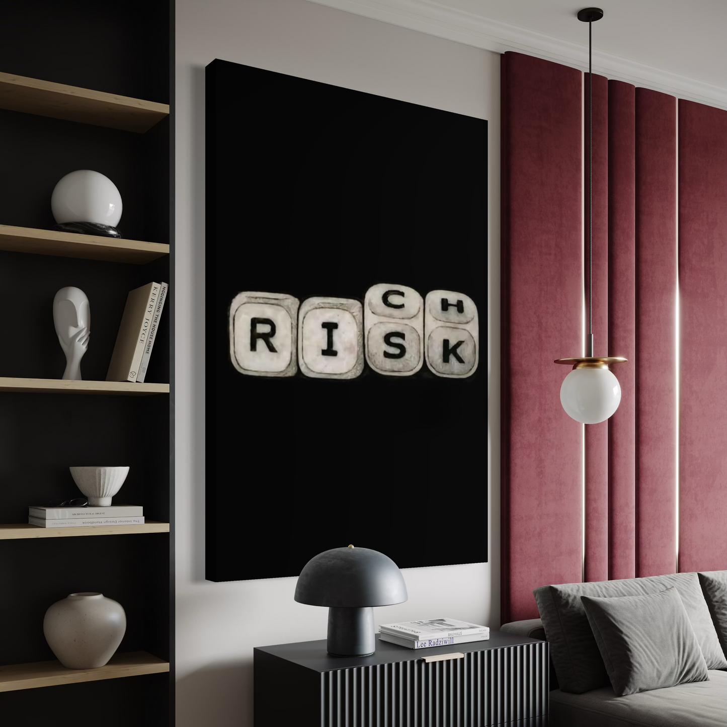 Cuadro decorativo canvas Risk