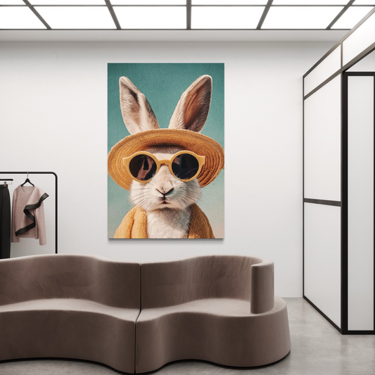 Cuadro decorativo canvas Conejo 015