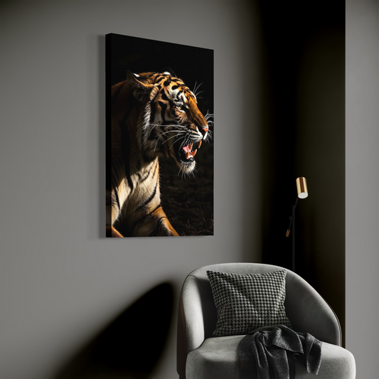 Cuadro decorativo canvas Tigre 018