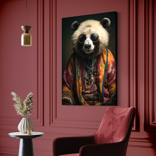 Cuadro decorativo canvas Panda 006
