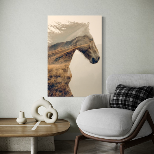 Cuadro decorativo canvas Caballo 007