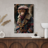 Cuadro decorativo canvas Mono 005