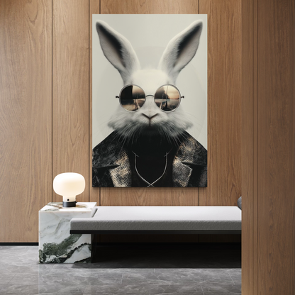 Cuadro decorativo canvas Conejo 014