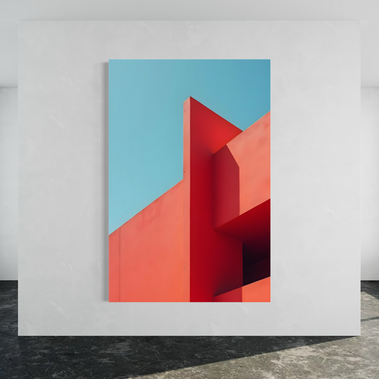 Cuadro decorativo canvas Arquitectura minimalista 007
