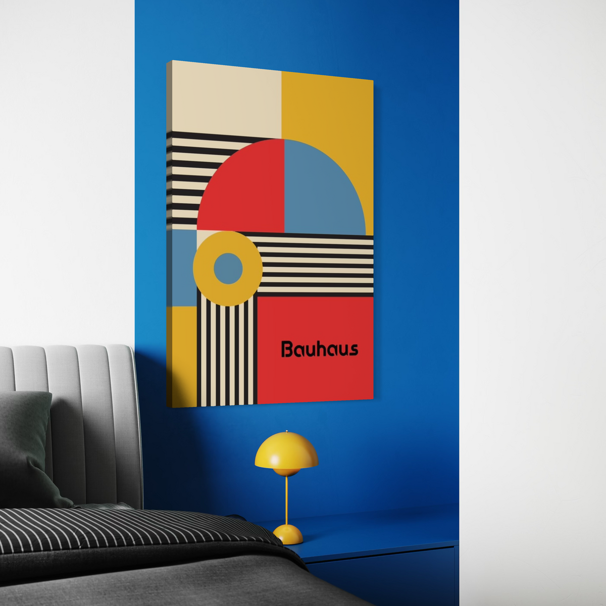 Cuadro decorativo canvas Bau Haus 012
