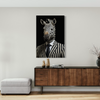 Cuadro decorativo canvas Zebra 006