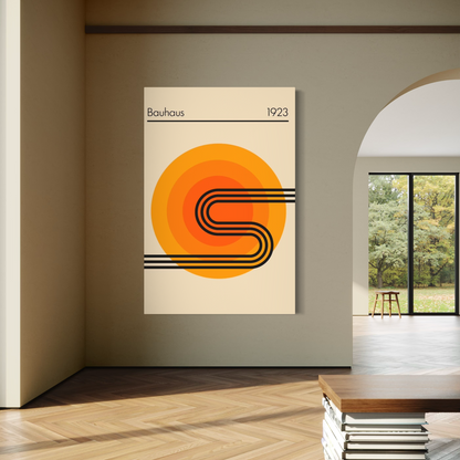 Cuadro decorativo canvas Bau Haus 015