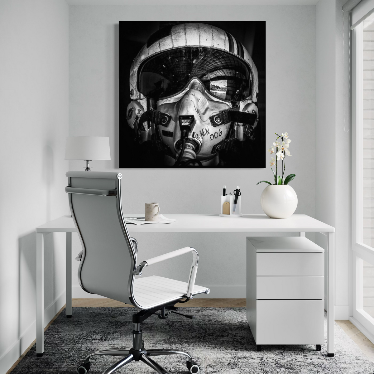 Cuadro decorativo canvas Ben Dog