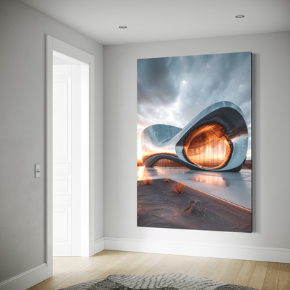 Cuadro decorativo canvas Arquitectura Conceptual 001