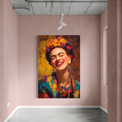 Cuadro decorativo canvas Frida 006