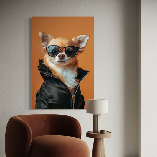 Cuadro decorativo canvas Chihuahua 002