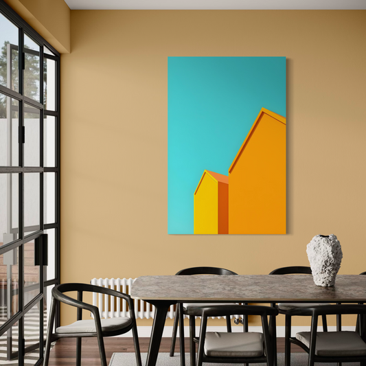 Cuadro decorativo canvas Arquitectura minimalista 004