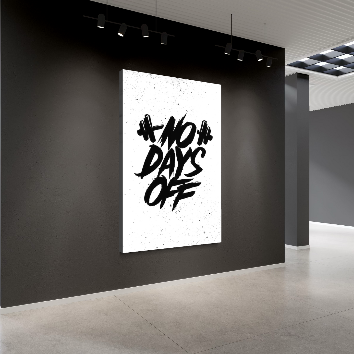 Cuadro decorativo canvas No days off