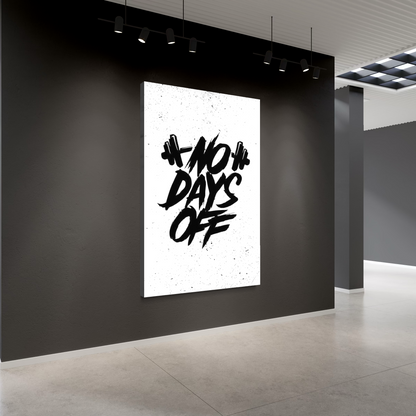 Cuadro decorativo canvas No days off