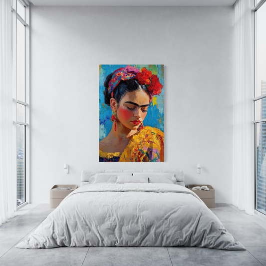 Cuadro decorativo canvas Frida 009