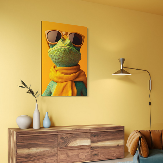 Cuadro decorativo canvas Camaleón 003