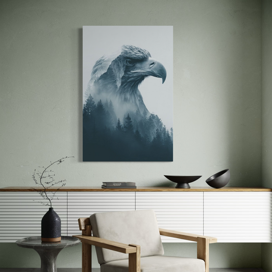 Cuadro decorativo canvas Águila 003