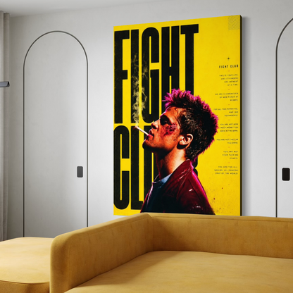 Cuadro decorativo canvas Tyler Durden 006
