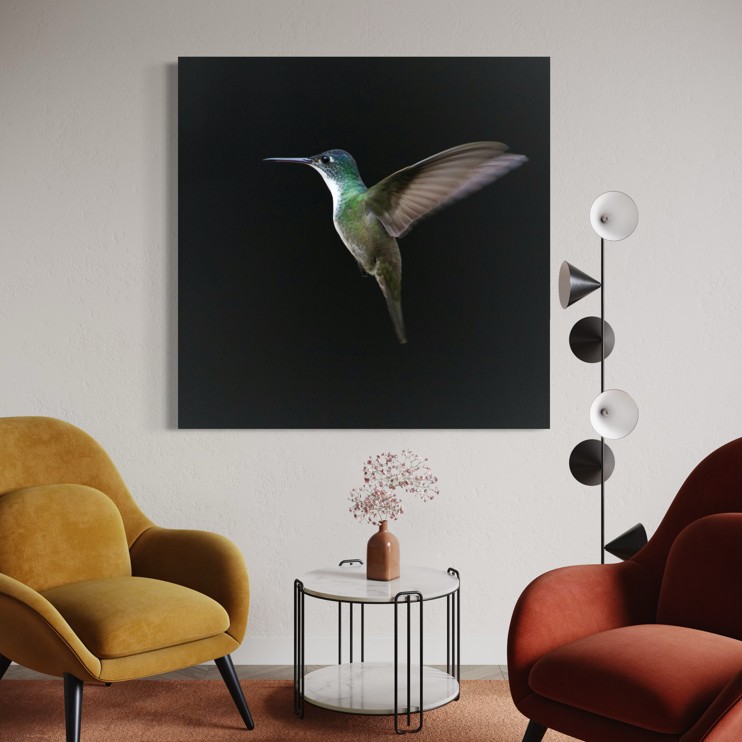 Cuadro decorativo canvas Colibrí 005