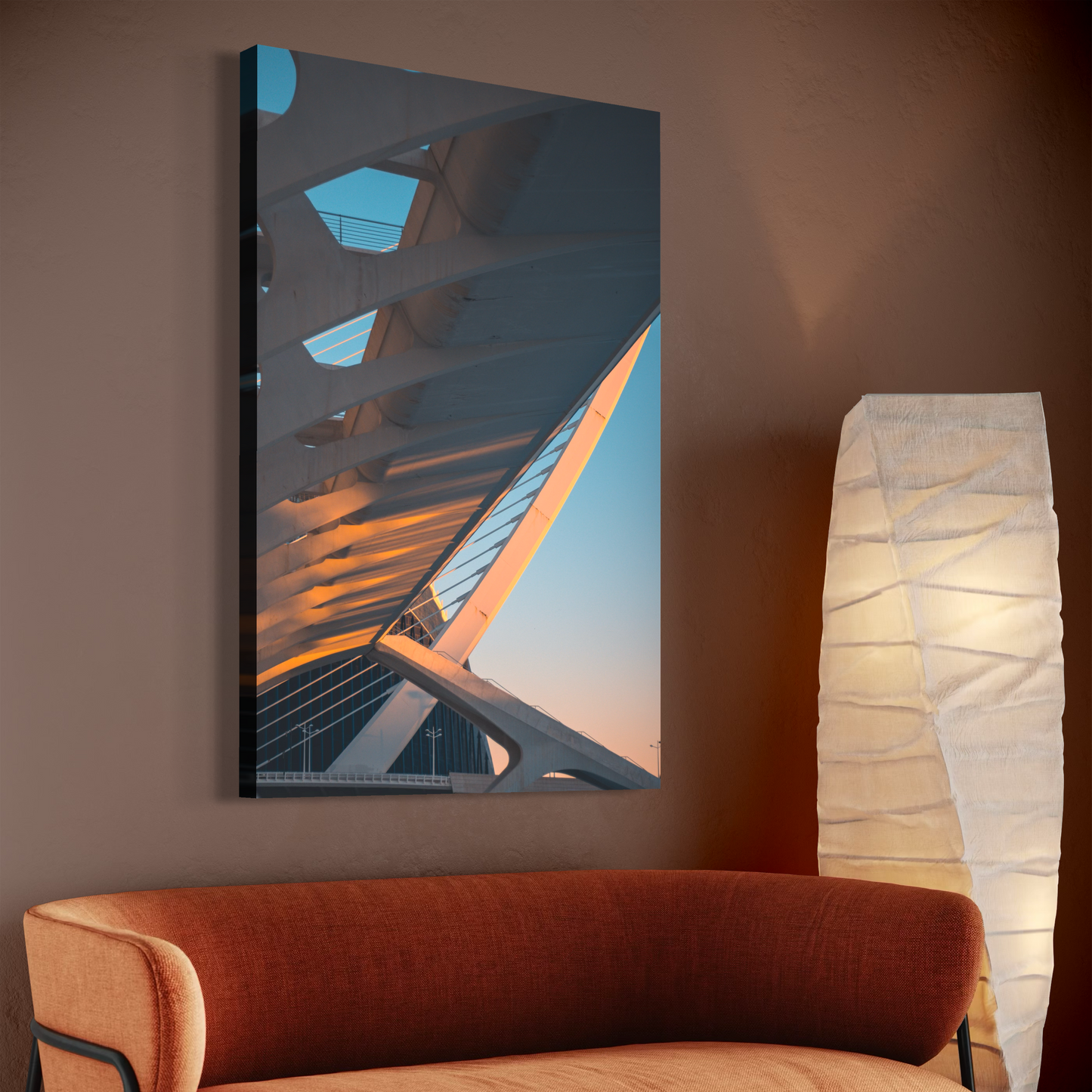 Cuadro decorativo canvas Ciudad de las Artes y las Ciencias