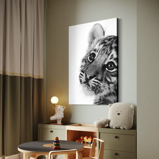 Cuadro decorativo canvas Tigre 015