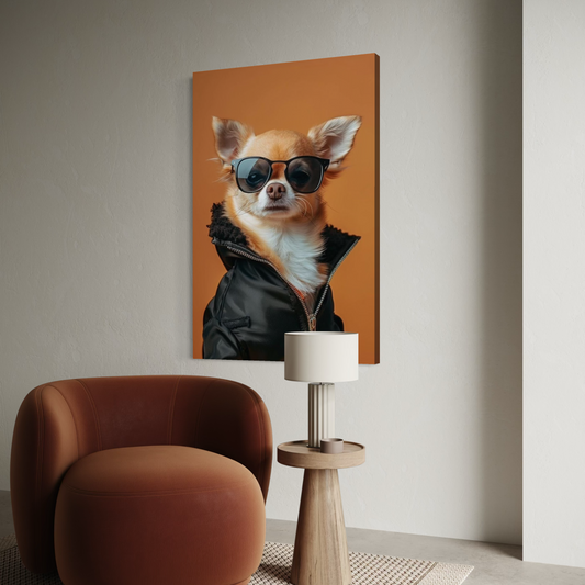 Cuadro decorativo canvas Chihuahua 002