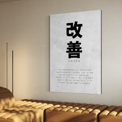 Cuadro decorativo canvas Kaizen